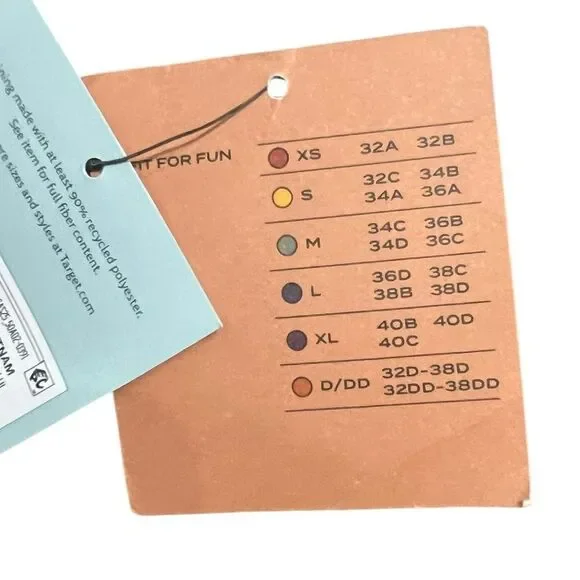 Shade & Shore Chocolate Bandeau Bikini Top, Size L, NWT - Picture 12 of 12